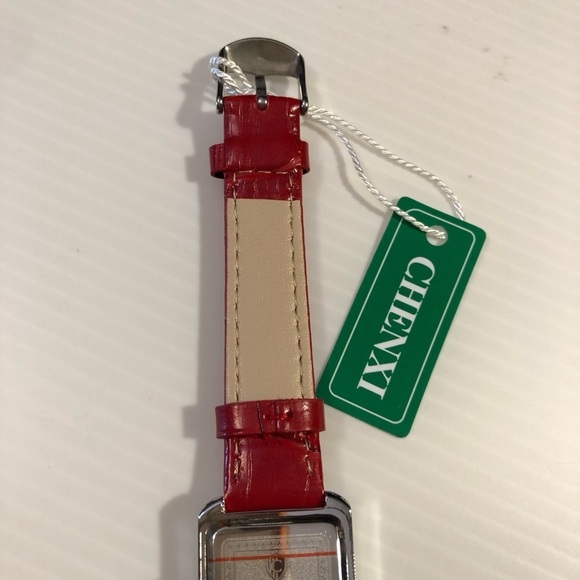 Chenxi Red/Silver Tone Women Watch - Picture 5 of 7